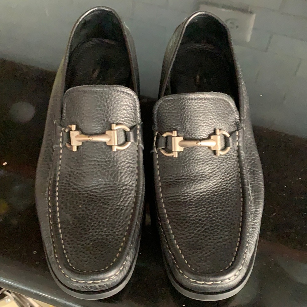 Salvatore Ferragamo Leather Loafer.
